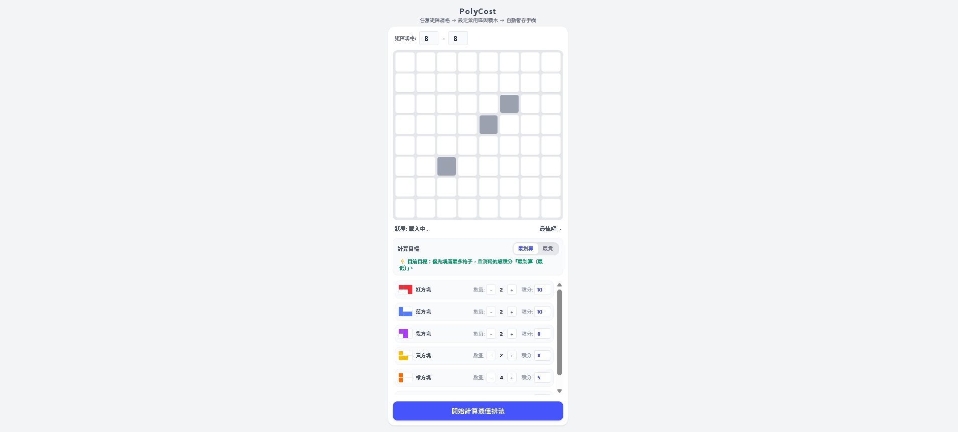 PolyCost